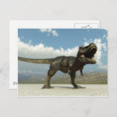 Tarbosaurus Postkarte (Vorne/Hinten)