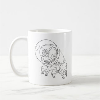 Tardigrade-Astronauten-Tasse Kaffeetasse