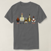 Tardigrade Designs Ducks T-Shirt (Design vorne)