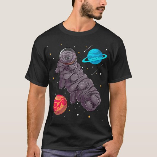 Tardigrade im Raumwasserbärenmikrobiol T-Shirt (Vorderseite)