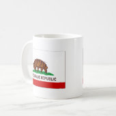 Tardigrade Republik-Flagge Kaffeetasse (Vorderseite Links)