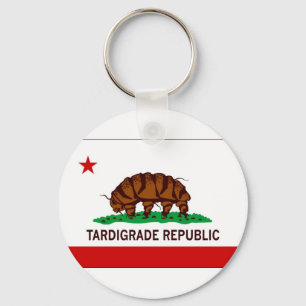 Tardigrade Republik-Flagge Schlüsselanhänger
