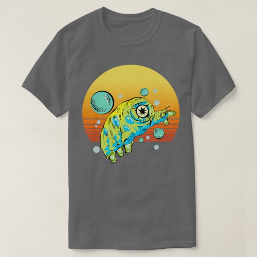Tardigrade Retro T-Shirt (Design vorne)