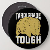 Tardigrade Tough Water Bear Design for a Microbiol Button (Vorne & Hinten)