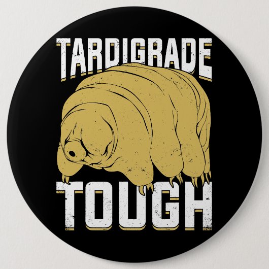 Tardigrade Tough Water Bear Design for a Microbiol Button (Vorderseite)