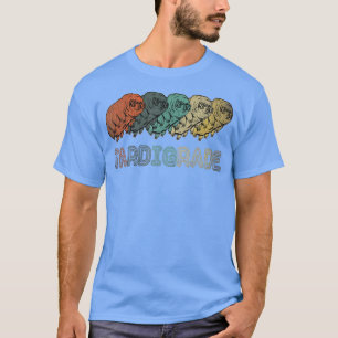 Tardigrade Vintage Retro Wasserbär Wissenschaft Mi T-Shirt