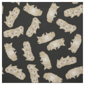 Tardigrade Water Bear Moss Pig Stoff (Muster)