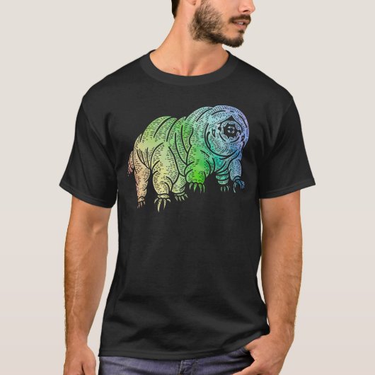 Tardigrade Water Bear Waterbear Moss Piglet (30) T-Shirt (Vorderseite)