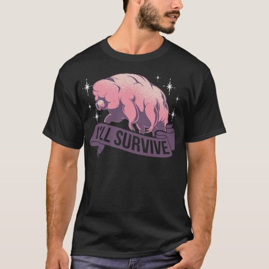 Tardigrade Water Bear Waterbear Moss Piglet (41) T-Shirt (Vorderseite)