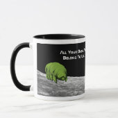 Tardigrades on Moon Funny NASA Apollo 8 Erdaufgang Tasse (Links)