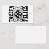 TAREFA DO DIA SER FELIZ / TASK OF THE DAY BE HAPPY HINWEISKARTE (Vorne/Hinten)