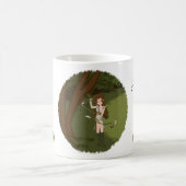 Taren the Archer Warrior Elf Girl Kaffeetasse (Mittel)