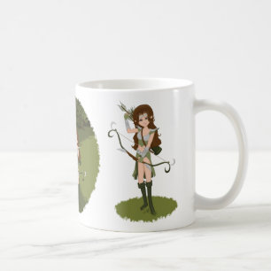 Taren the Archer Warrior Elf Girl Kaffeetasse