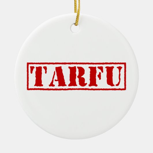 TARFU KERAMIK ORNAMENT (Vorne)