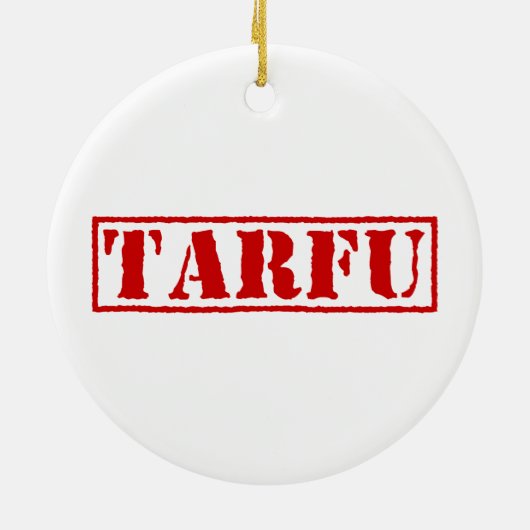 TARFU KERAMIK ORNAMENT (Hinten)