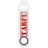 TARFU SPEED FLASCHENÖFFNER (Rückseite)