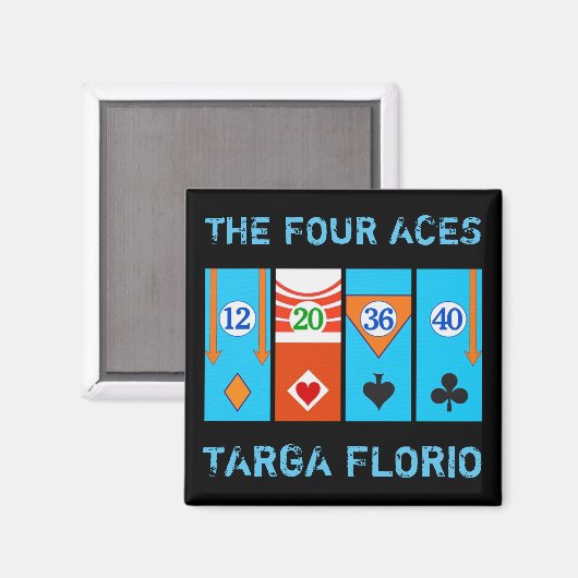 TARGA FLORIO RACE MAGNET (Vorderseite/Rückseite)