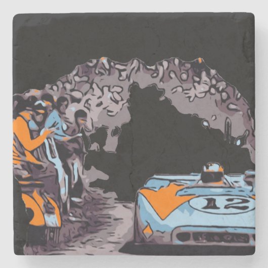 TARGA FLORIO RACE STEINUNTERSETZER (Vorderseite)