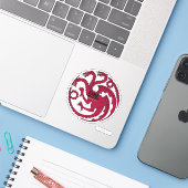Targaryen Sigil - Feuer und Blut Aufkleber (Laptop mit iPhone)