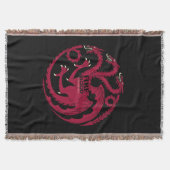 Targaryen Sigil - Feuer und Blut Decke (Vorderseite)