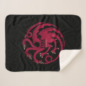 Targaryen Sigil - Feuer und Blut Sherpadecke (Vorderseite (Horizontal))