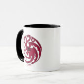 Targaryen Sigil - Feuer und Blut Tasse (Vorderseite Links)