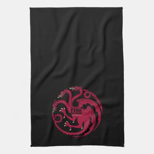 Targaryen Sigil - Fire & Blood Geschirrtuch (Vertikal)