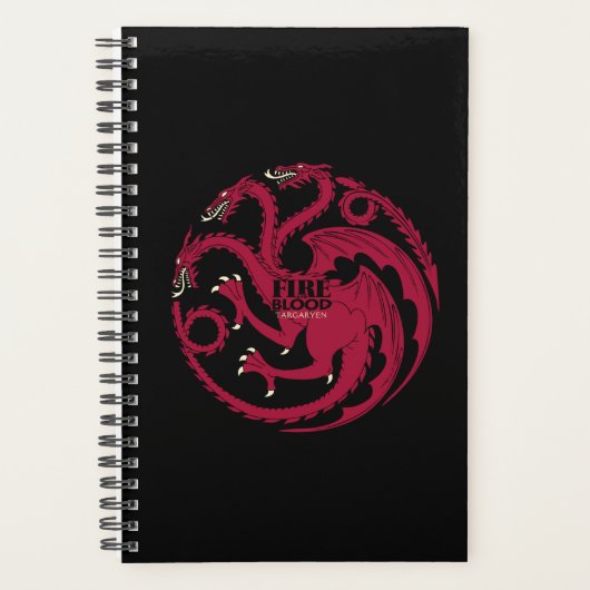 Targaryen Sigil - Fire & Blood Planer (Vorderseite)