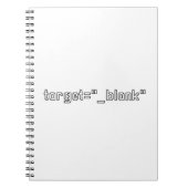 target="_blank" Programmer Notizblock (Vorderseite)