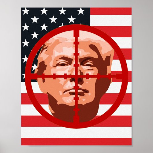 Target Trump Impeachment Party Poster (Vorne)