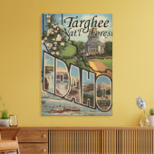 Targhee Nat'l Forest, Idaho - Große Buchstabenszen Leinwanddruck (Insitu (Wohnzimmer))