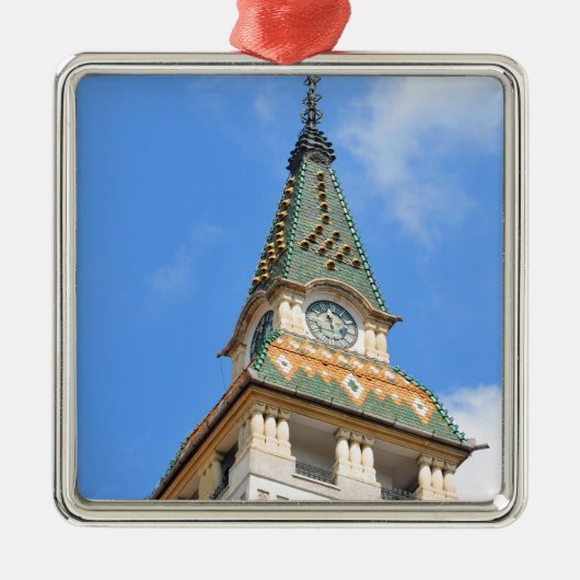 Targu-Mures, Rumänien Silbernes Ornament (Vorne)