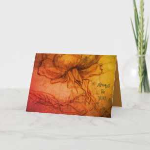 '*T'arici-Rose'-Design Feiertagskarte