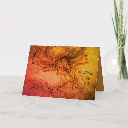 *'T'arici Rose' design, Feiertagskarte (Vorderseite)