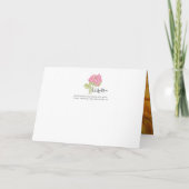 *'T'arici Rose' design, Feiertagskarte (Rückseite)