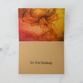 *'T'arici Rose' design, Thank You Feiertagskarte (Innenseite)