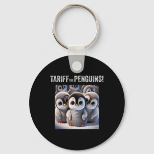 Tarif die Pinguine. Trump Tarife Schlüsselanhänger