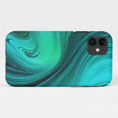 "Tarifa" Blue Wirbel Waves Case-Mate iPhone Hülle (Rückseite (Horizontal))