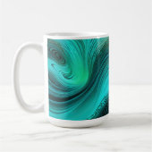 "Tarifa" Blue Wirbel Waves Kaffeetasse (Links)