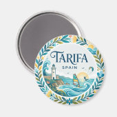 Tarifa, Cádiz, Spanien Spanien Magnet (Vorderseite/Rückseite)