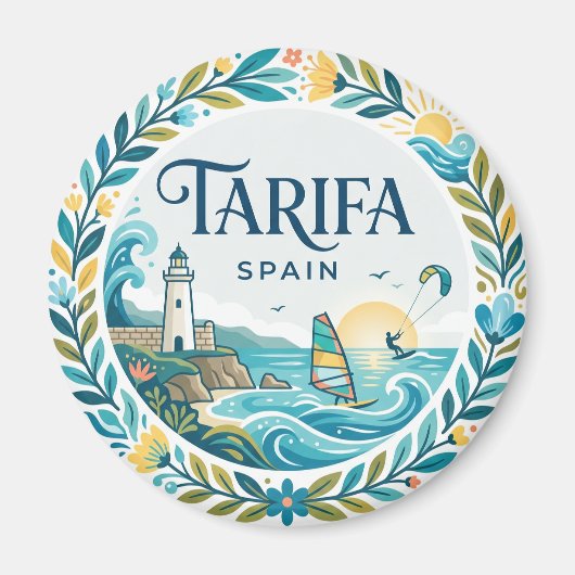 Tarifa, Cádiz, Spanien Spanien Magnet (Vorne)