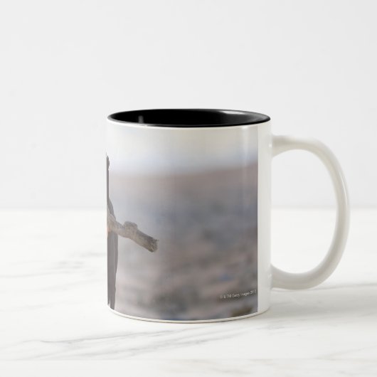 Tarifa, Cadiz, Spanien Zweifarbige Tasse (Rechts)