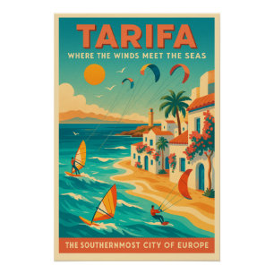 Tarifa, Spanien: Der südliche Rand Europas Poster