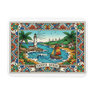 Tarifa Spanien Reise Magnet