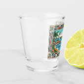 Tarifa Spanien Reise Schnapsglas (Links)