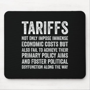 Tarife Funny Tariff Economics Politische Mousepad