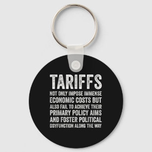 Tarife Funny Tariff Economics Politische Schlüsselanhänger