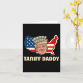Tariff Daddy Funny Trump Karte (Gelbe Blume)