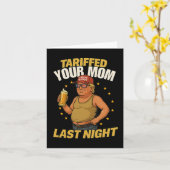 Tariff Daddy Political Meme - Funny Trump Style Ta Karte (Gelbe Blume)