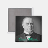 Tariff King William McKinley, 25. Präsident der US Magnet (Vorderseite/Rückseite)